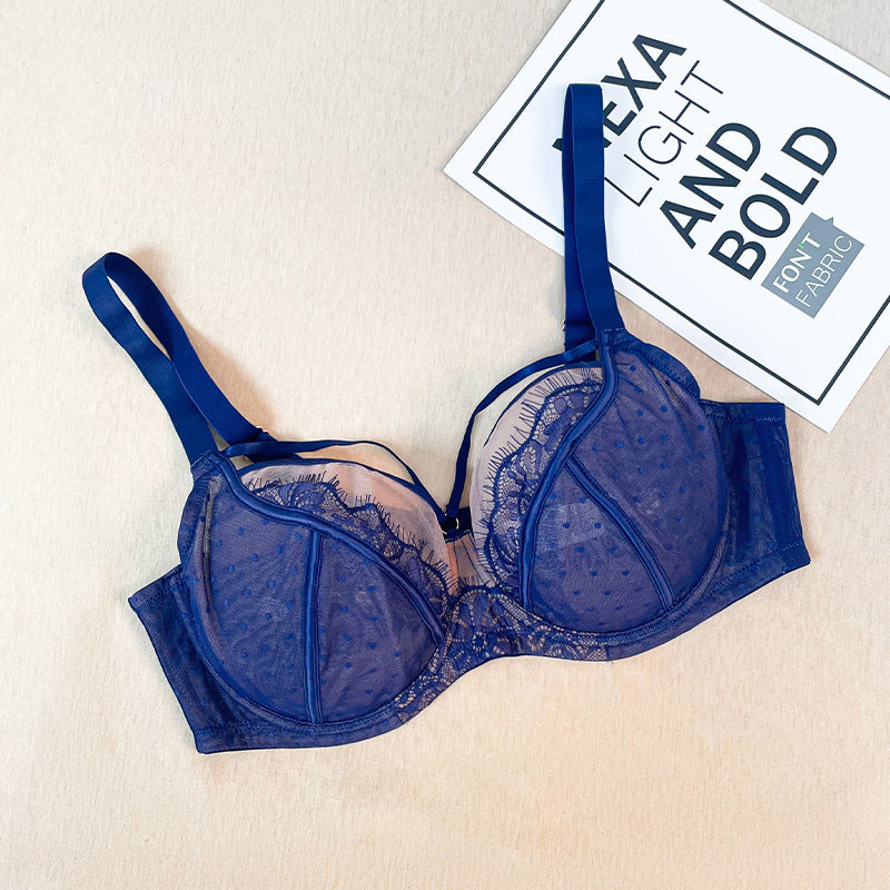 Soutien-gorge en dentelle à bonnets couvrants – Sans rembourrage