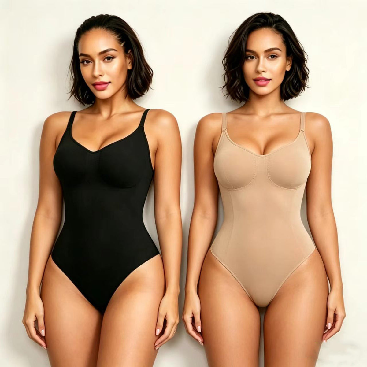 Haut gainant sans coutures en nylon
