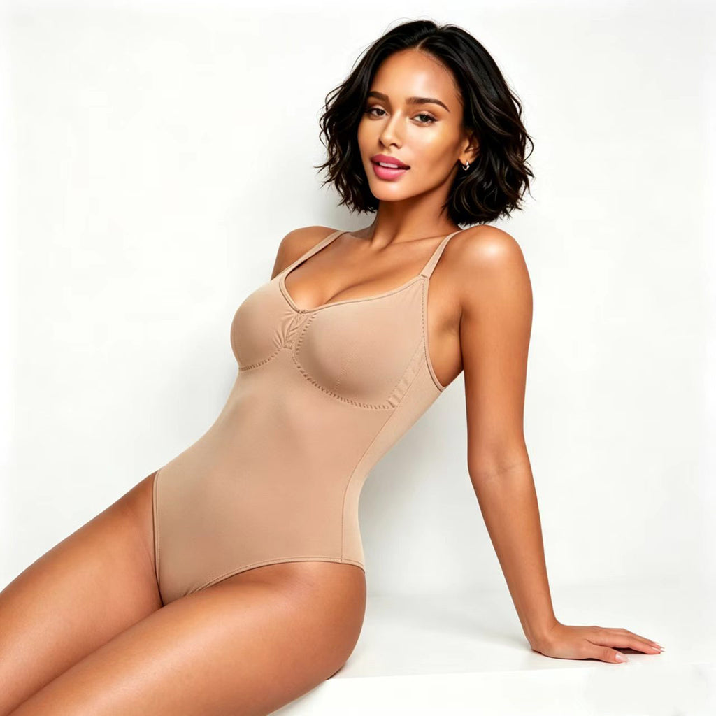 Haut gainant sans coutures en nylon